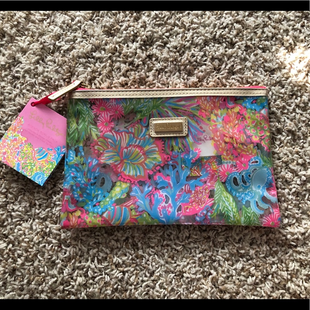 Lilly Pulitzer pencil pouch and pen holder